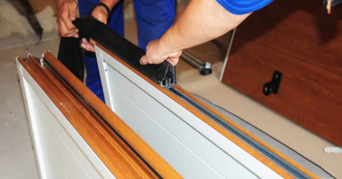 replacing a garage door panel